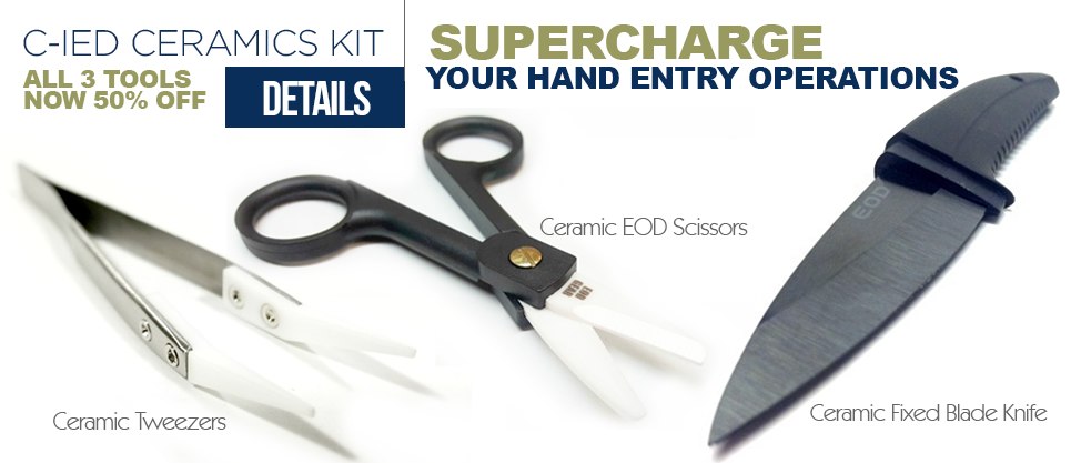 EOD Ceramic Scissors, Tactical Scissors